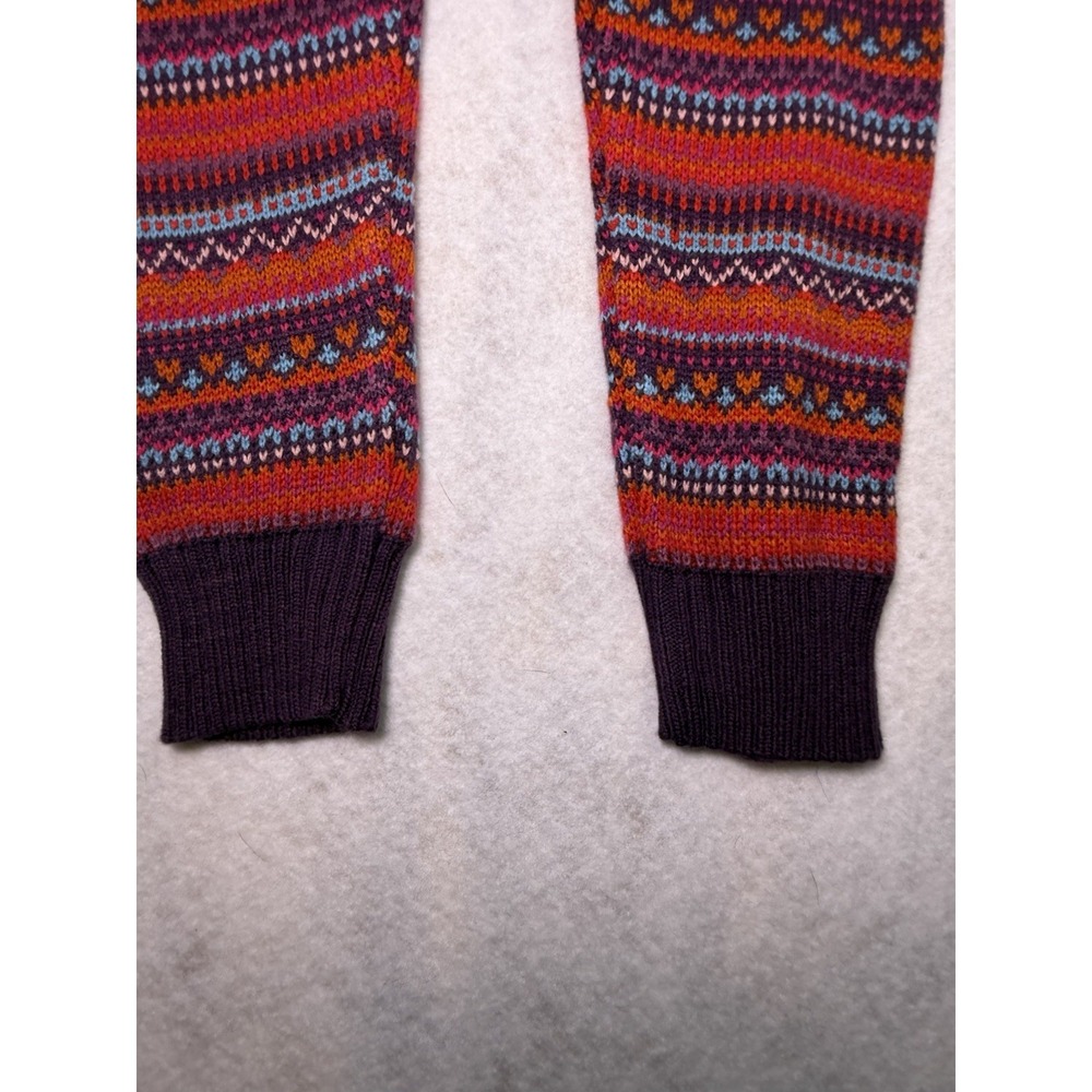 NWT Sugar & Bruno Chalet We Dance Youth Leggings YOS Pink Fair Isle Knit $70 - Picture 11 of 11